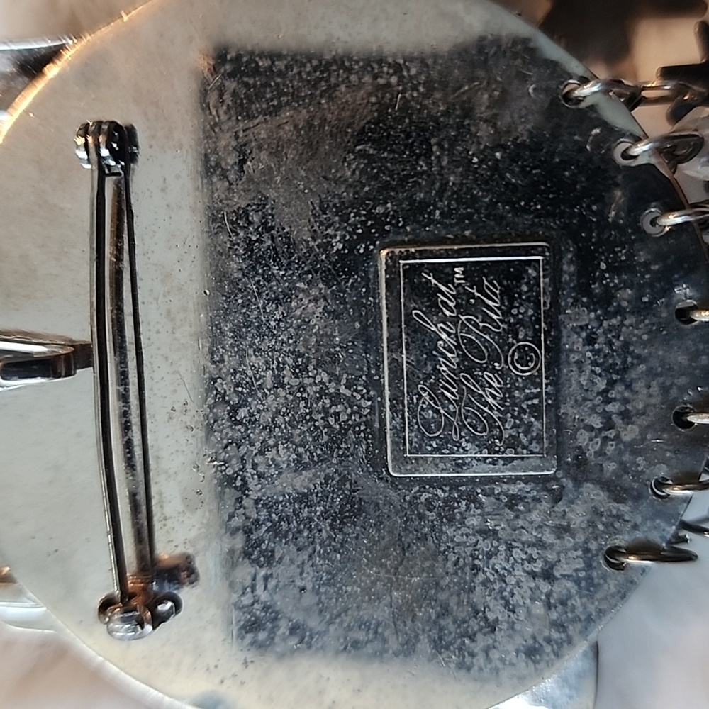 **Rare** Lunch At The Ritz NEW YORK CITY LIGHTS SKYLINE DRIVE Pin Brooch Pendant - Picture 11 of 13
